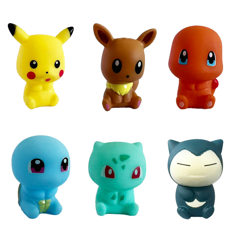 Baby Products Combo - 6 Peças Brinquedos de Banho Pokémon