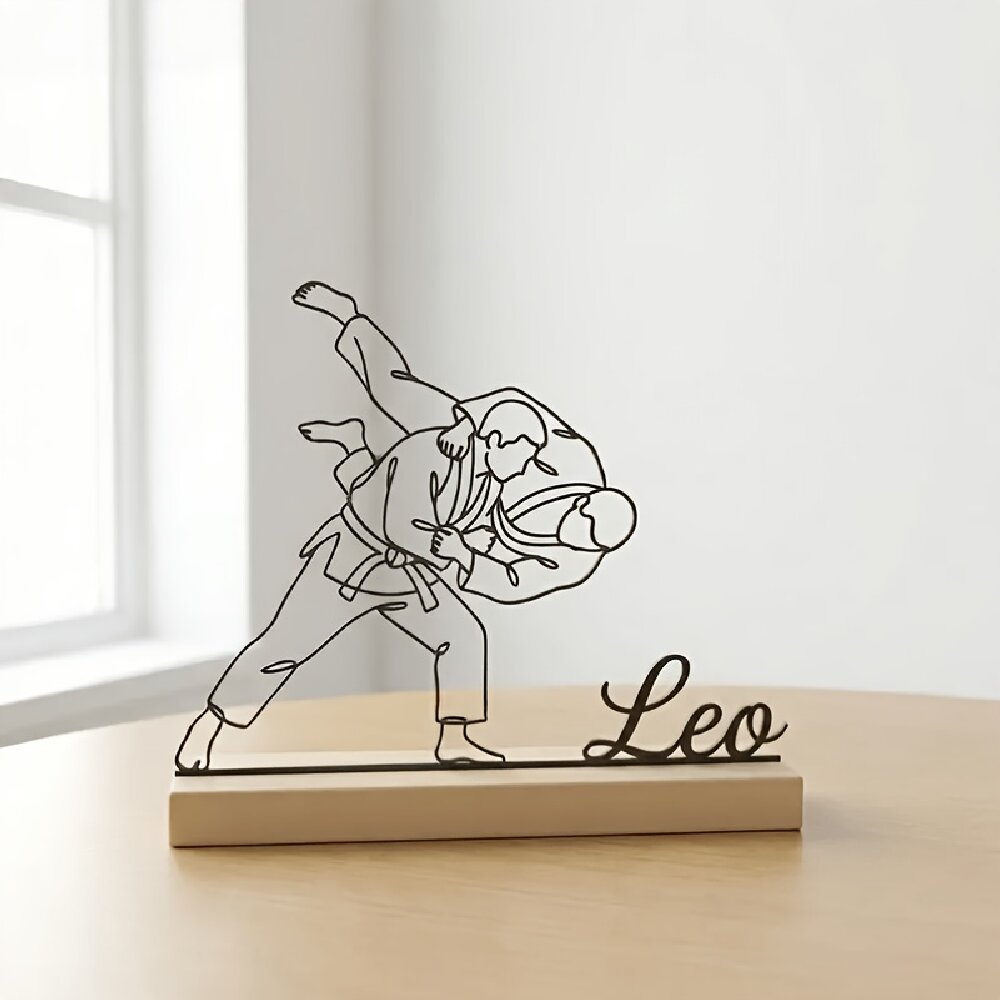 Baby Products Decoration - Estátua Personalizada de Artes Marciais Judo