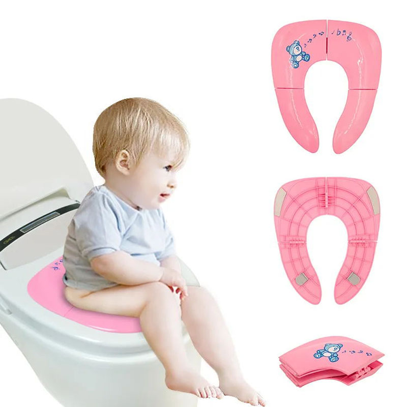 Toddler Potty Training Seat - Assento Sanitário Portátil Dobrável para Bebês