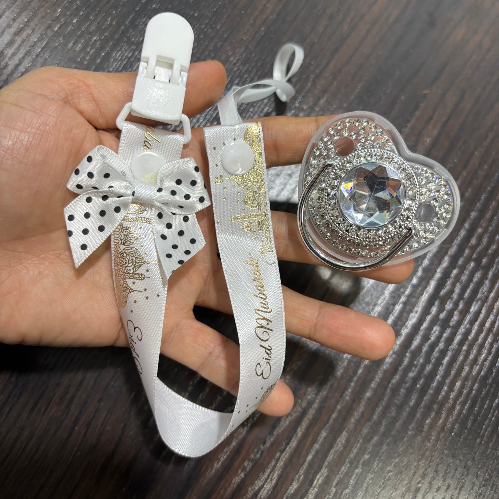 Baby Products Combo - Chupeta e Suporte para Chupeta Dourados
