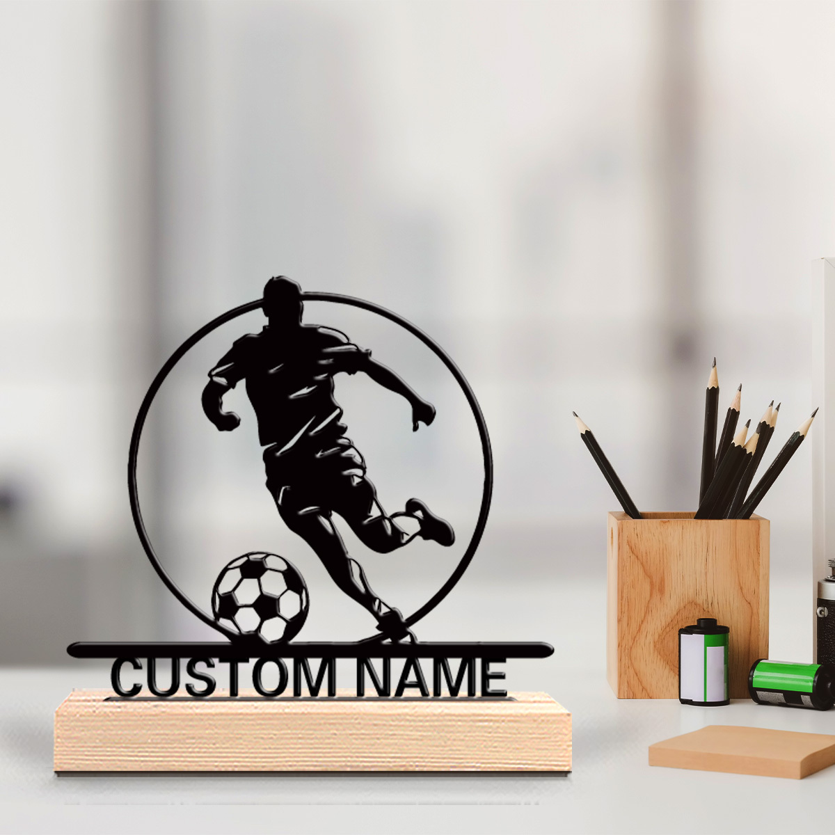 Baby Products Decoration - Estátua de Metal Personalizada de Jogador