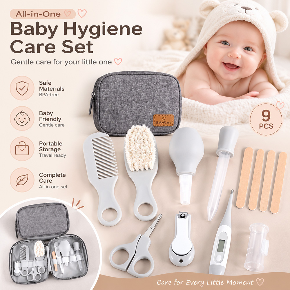 Baby Products Essentials - Kit de Higiene para Bebês 9