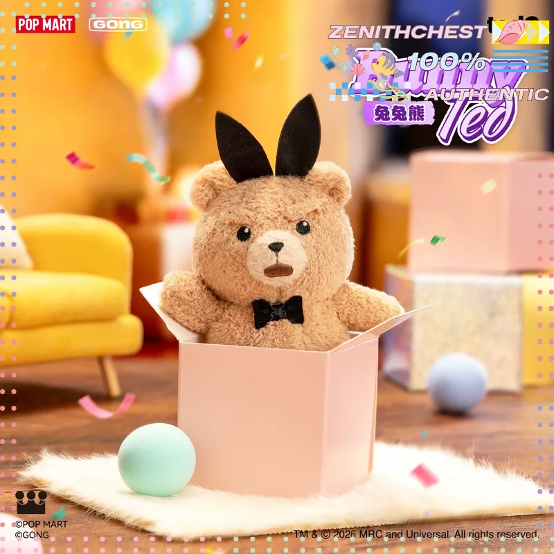 POPMART GONG Baby Ted: Pingent - Baby Products Teddy Bear avaliação e preço