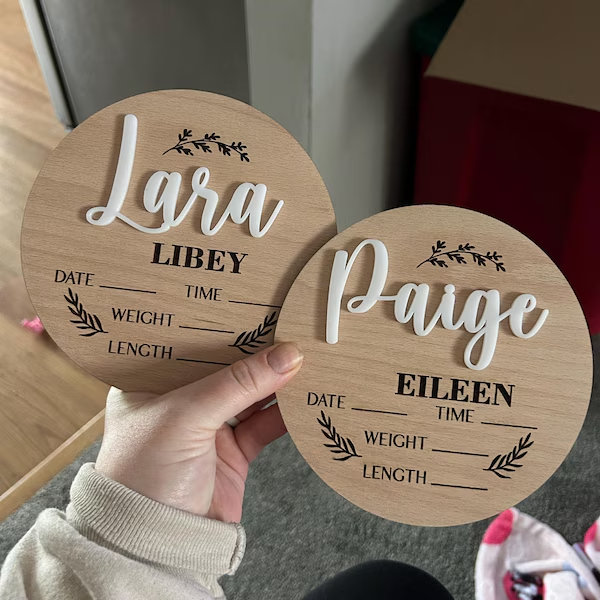 1 Placa de Madeira Personaliza - Baby Products Decoration avaliação e preço