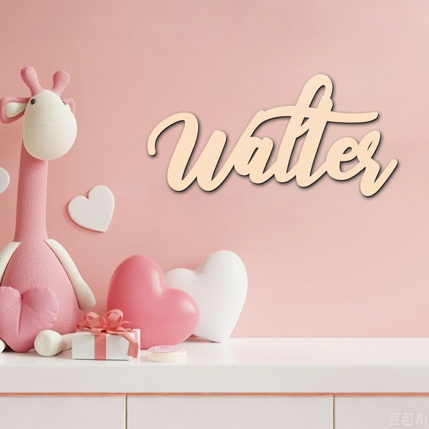 1 peça de placa de madeira per - Baby Products Decoration avaliação e preço