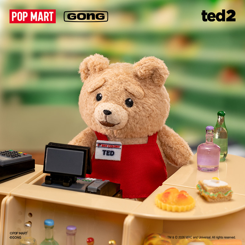 Autêntico POPMART 'Ted2' Urso  - Baby Products Teddy Bear avaliação e preço